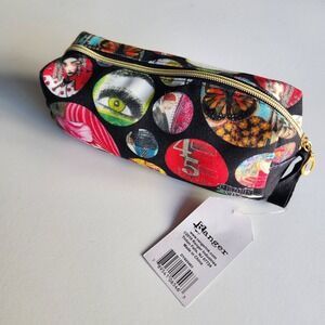 Ranger Dylusions Dyan Reaveley Canvas Accessory Pouch Zipper Bag NEW